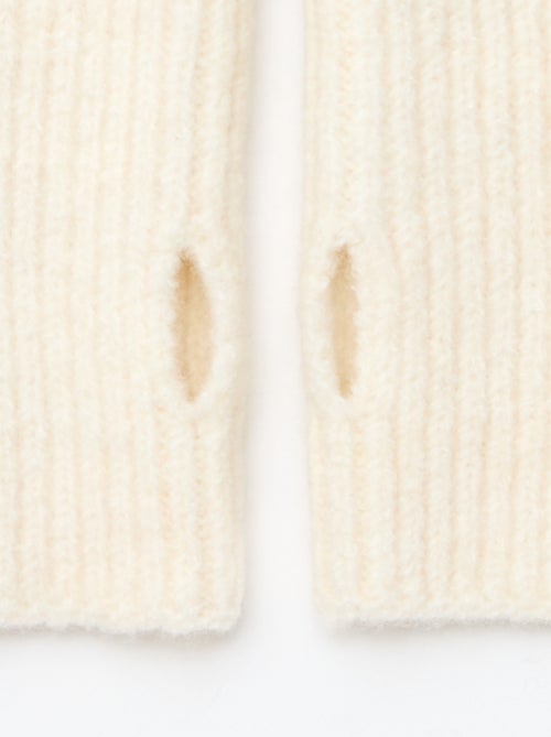 Guanti senza dita in maglia - Kiabi