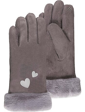 Guanti tattile, caldo, con fodera in finta pelliccia unisex bambino isotoner