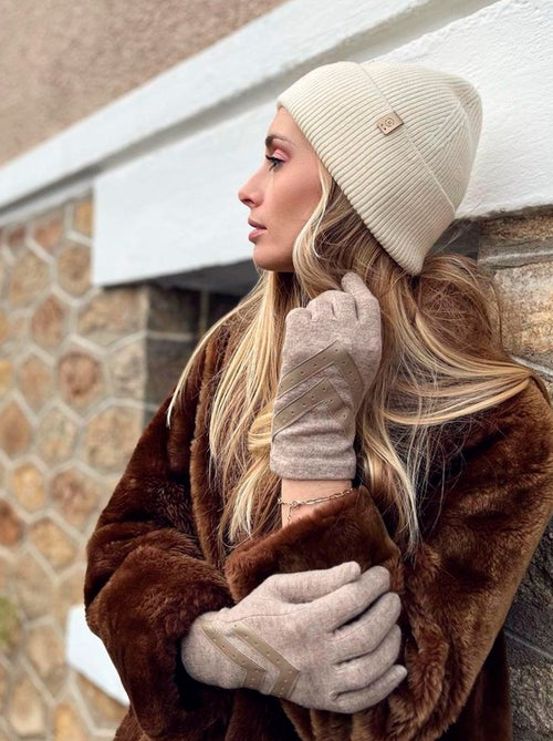 Guanti tattile, caldo, di lana, sfoderato donna Isotoner - Kiabi