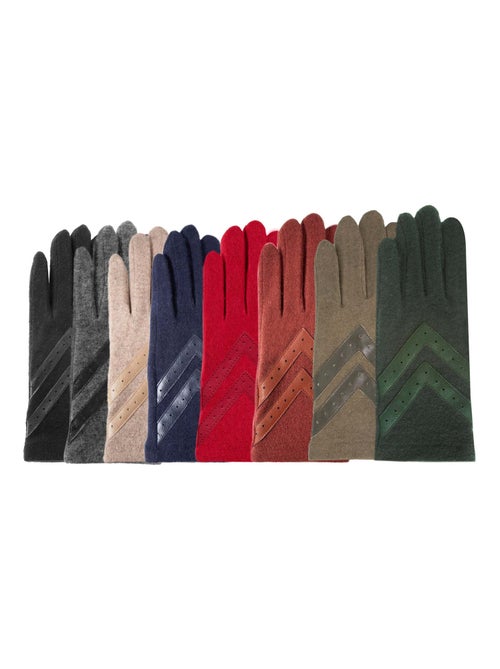 Guanti tattile, caldo, di lana, sfoderato donna Isotoner - Kiabi