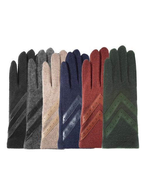 Guanti tattile, caldo, di lana, sfoderato donna Isotoner - Kiabi