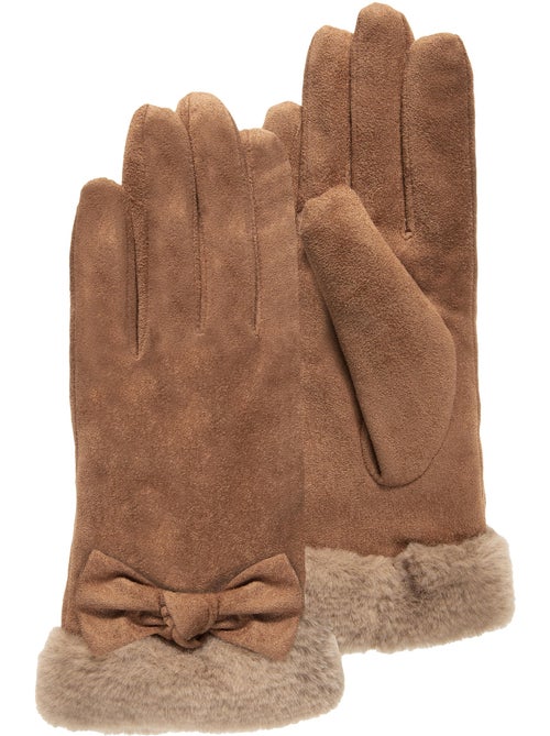 Guanti tattile, caldo, foderato in finta pelliccia, taglia unica donna isotoner - Kiabi Guanti tattile, caldo, foderato in finta pelliccia, taglia unica donna isotoner - Kiabi