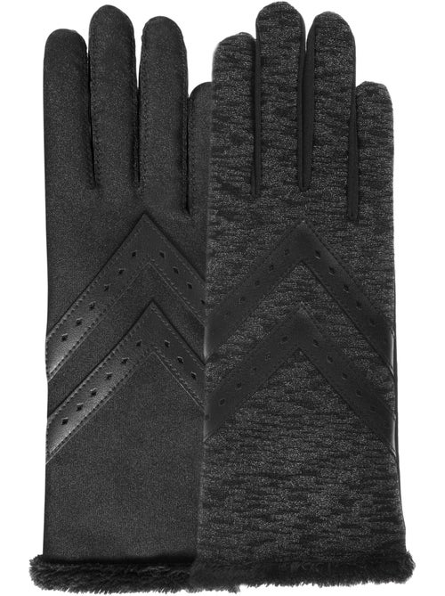 Guanti tattile in tessuto riciclato, fodera calda, taglia unica donna - Kiabi Guanti tattile in tessuto riciclato, fodera calda, taglia unica donna - Kiabi