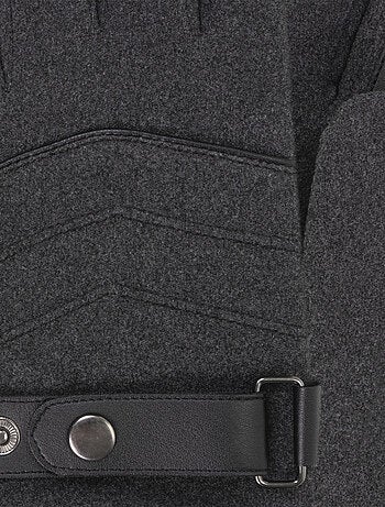 Guanti tattile, microfibra - foderato in pelliccia sintetica uomo Isotoner