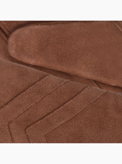 Guanti tattili in pelle di capra scamosciata - foderati con micro donna isotoner - Kiabi Guanti tattili in pelle di capra scamosciata - foderati con micro donna isotoner - Kiabi
