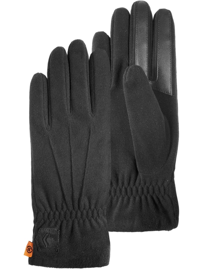 Guanti Tattili in pile riciclato - fodera flessibile uomo Isotoner Nero - Kiabi
