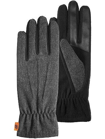 Guanti tessuto bimateriale/pile tattile - fodera flessibile uomo isotoner