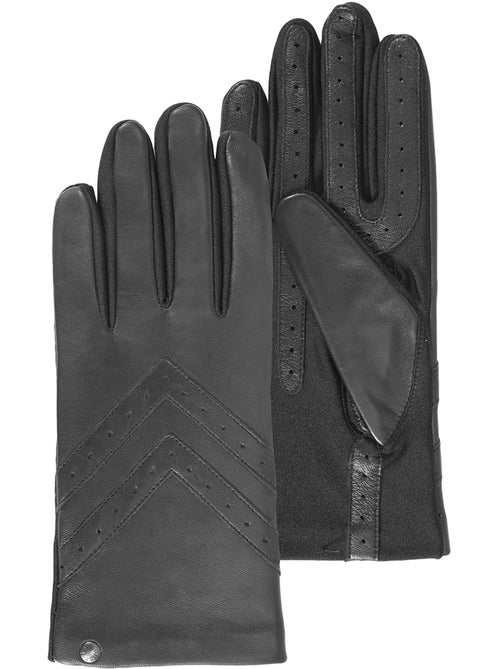 Guanti tessuto tattile in pelle di pecora - foderato in seta donna isotoner - Kiabi Guanti tessuto tattile in pelle di pecora - foderato in seta donna isotoner - Kiabi