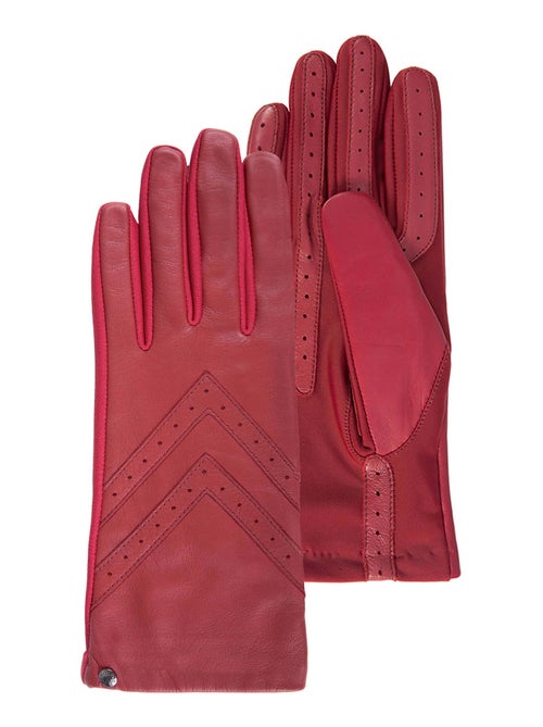 Guanti tessuto tattile in pelle di pecora - foderato in seta donna isotoner - Kiabi Guanti tessuto tattile in pelle di pecora - foderato in seta donna isotoner - Kiabi