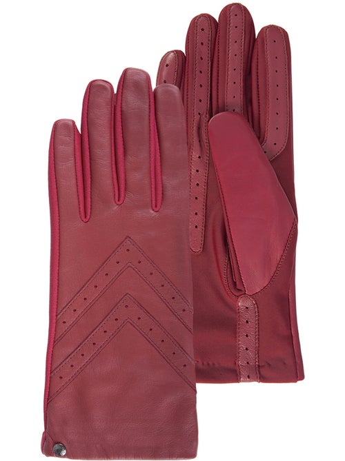 Guanti tessuto tattile in pelle di pecora - foderato in seta donna isotoner - Kiabi Guanti tessuto tattile in pelle di pecora - foderato in seta donna isotoner - Kiabi