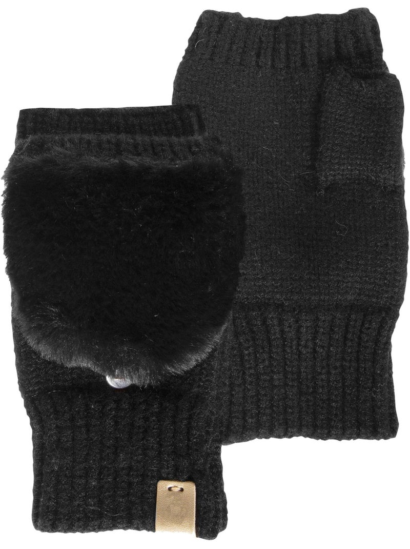 Guanti ultra morbido - sfoderato donna Nero - Kiabi