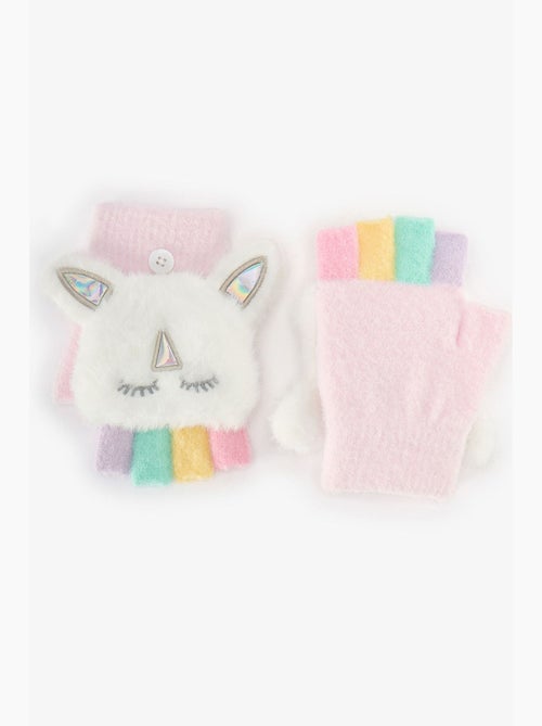 Guanti unicorno bambina penti - Kiabi