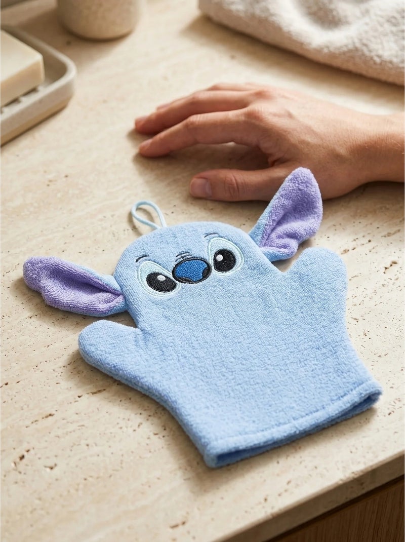 Guanto da bagno esfoliante 20 cm stitch disney Blu - Kiabi