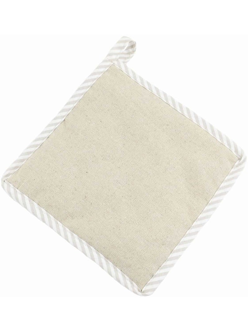 Guanto da cucina e presina 100% Lino LINELLE Beige - Kiabi