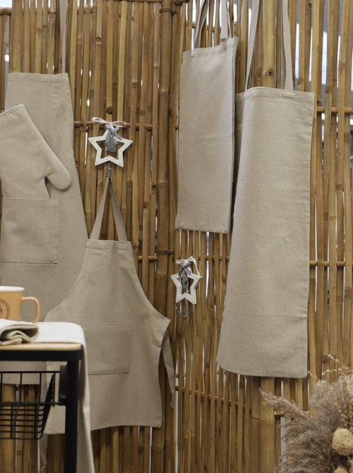 Guanto da cucina e presina 100% Lino LINELLE - Kiabi Guanto da cucina e presina 100% Lino LINELLE - Kiabi