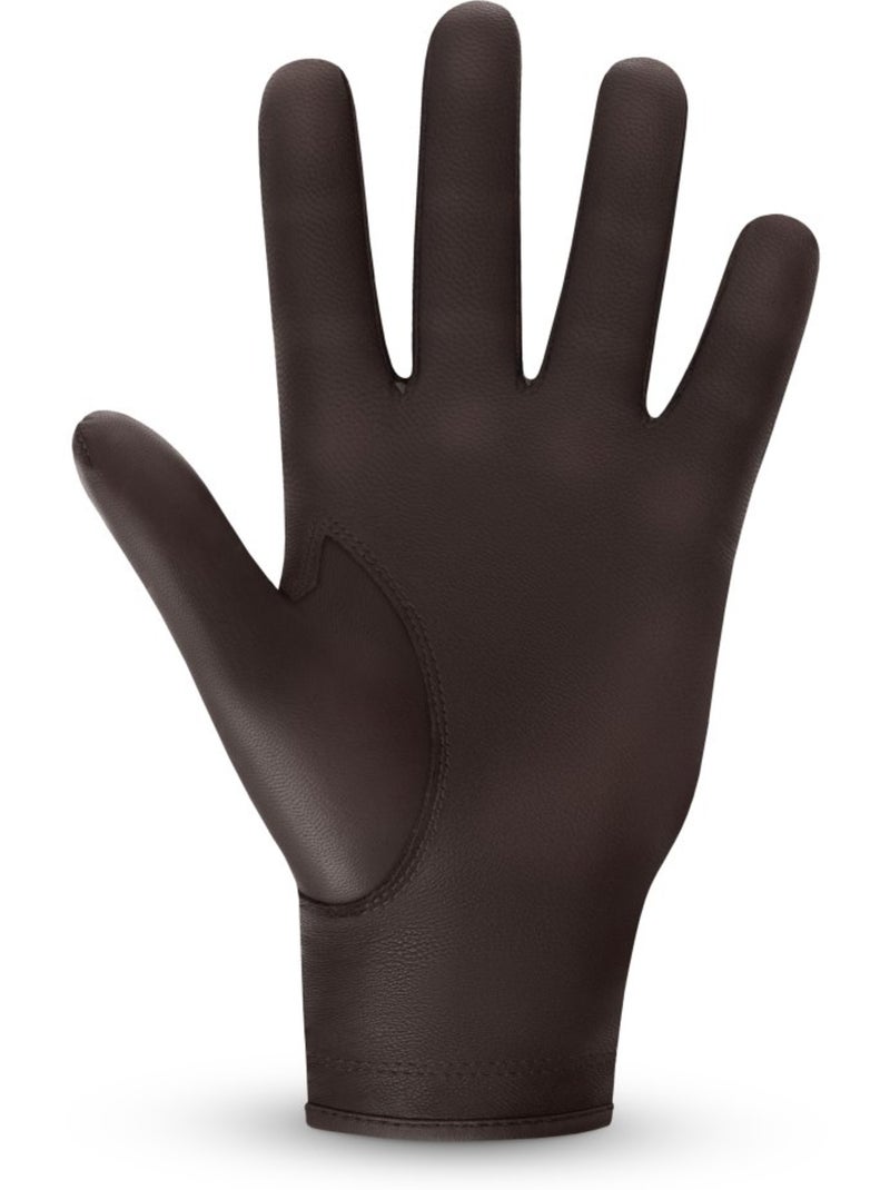 Guanto da golf golf uomo e donna fescue dark  left Marrone - Kiabi
