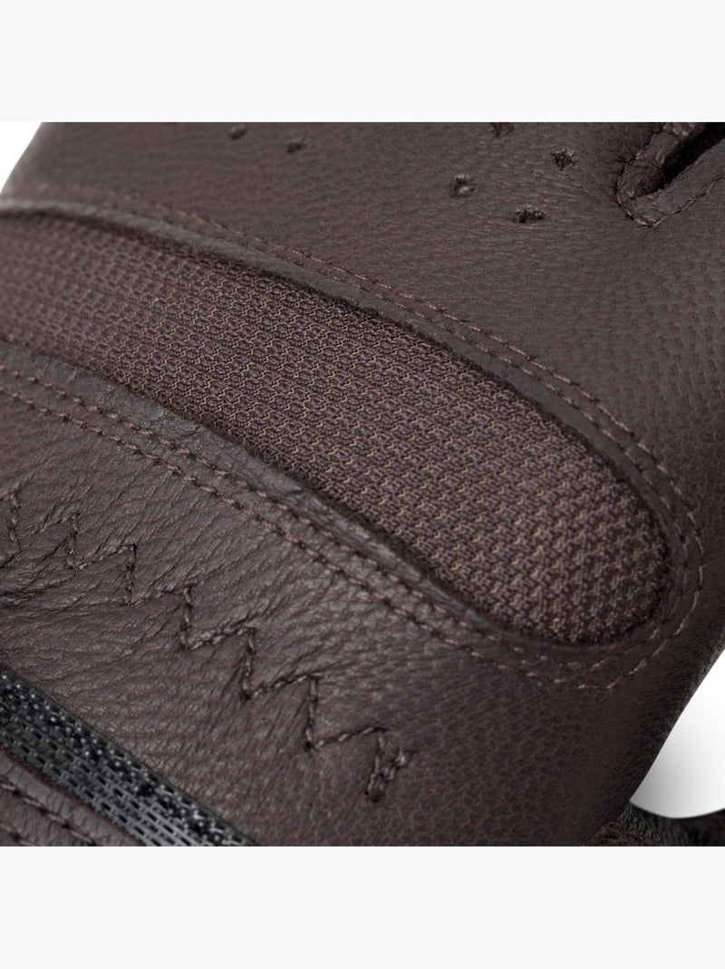 Guanto da golf golf uomo e donna fescue dark  left Marrone - Kiabi