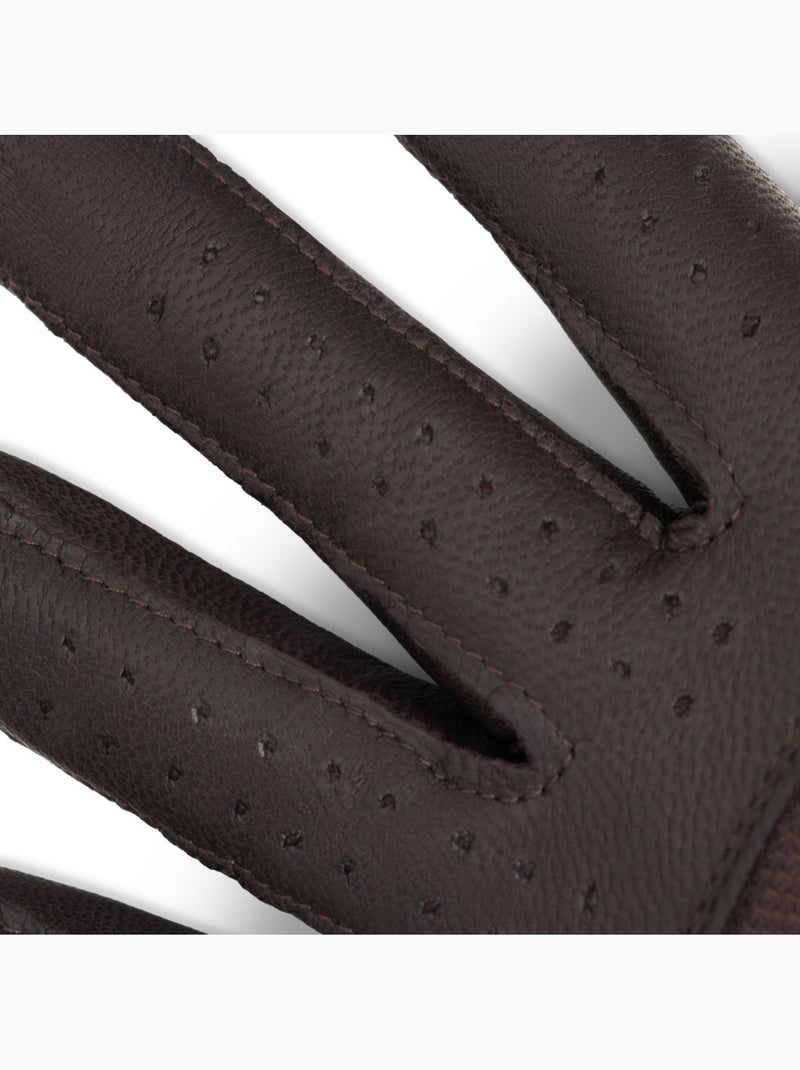 Guanto da golf golf uomo e donna fescue dark  right Marrone - Kiabi