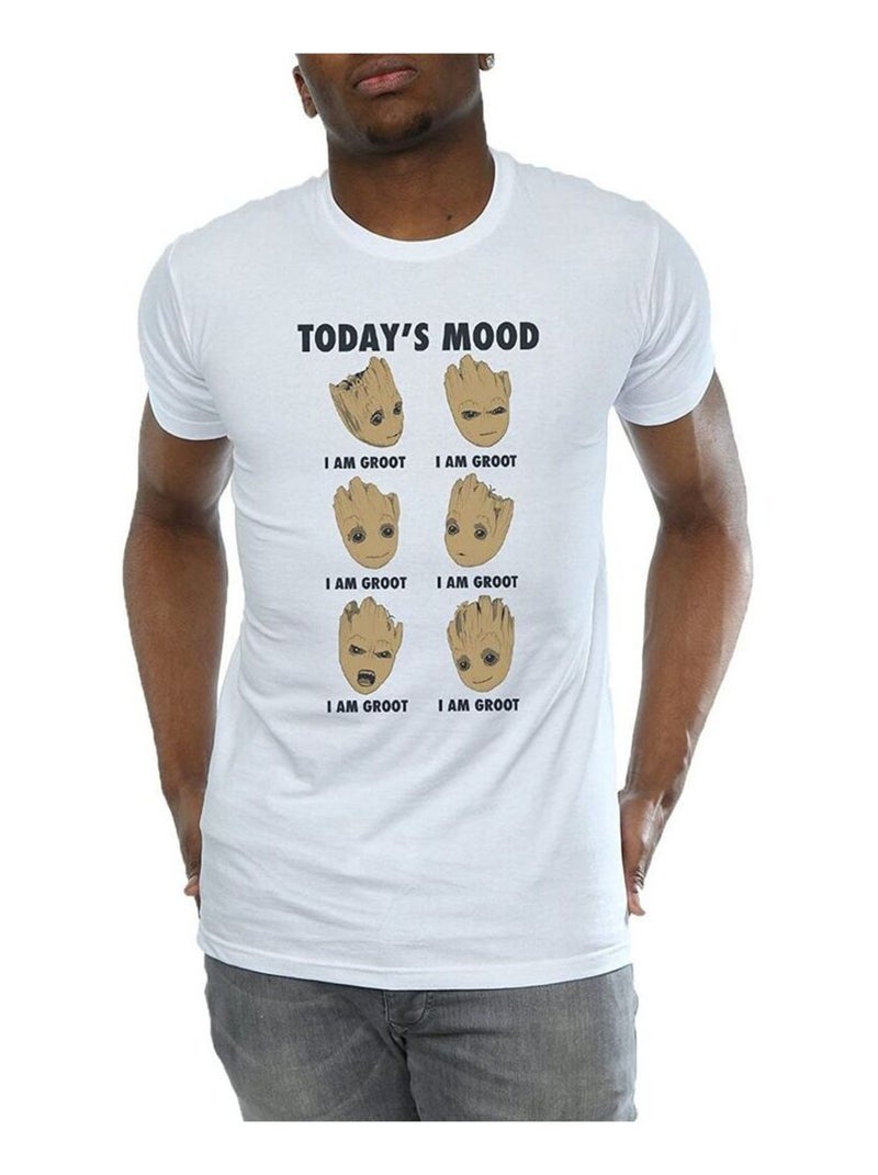 Guardians Of The Galaxy Today´s Mood Maglietta Baby Groot Uomo Bianco - Kiabi