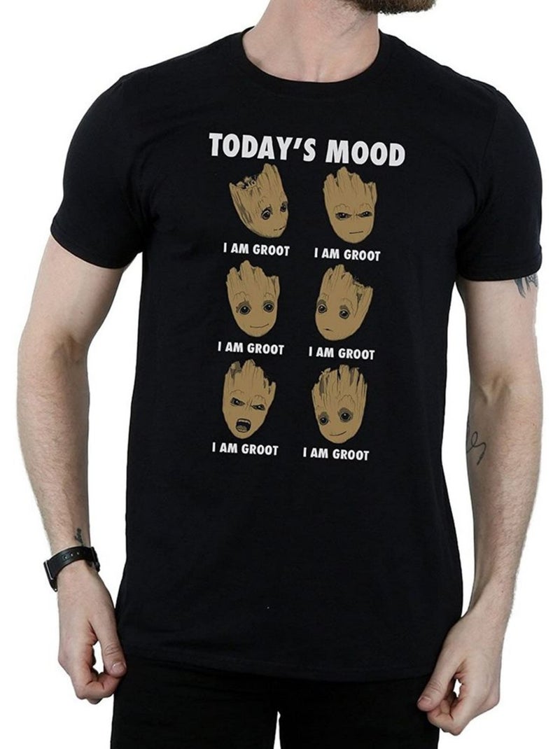 Guardians Of The Galaxy Today´s Mood Maglietta Baby Groot Uomo Nero - Kiabi