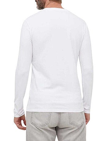 Guess Maglietta Logo Triangolo Manica Lunga Uomo