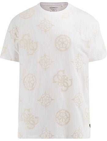 Guess Maglietta Oversize Logo Ripetuto Uomo