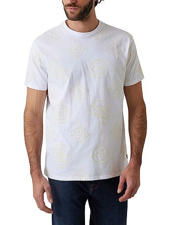 Guess Maglietta Oversize Logo Ripetuto Uomo