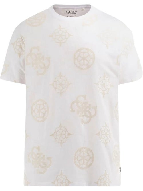 Guess Maglietta Oversize Logo Ripetuto Uomo - Kiabi