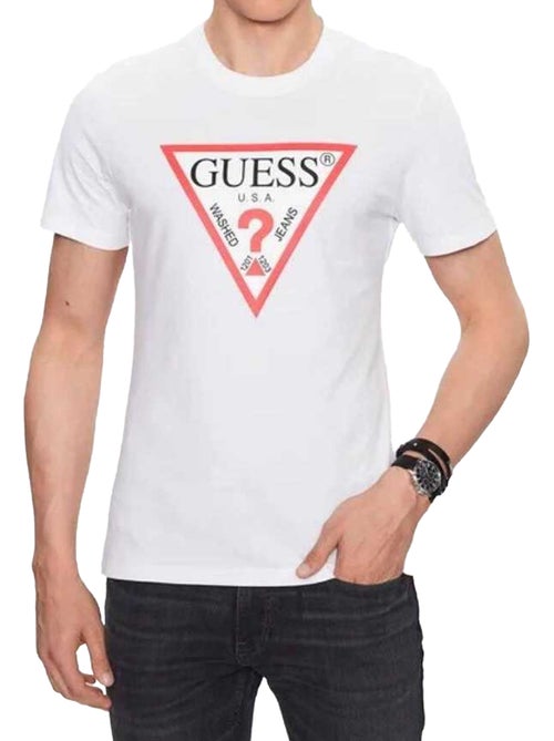GuessMaglietta Aderente Triangolare Uomo - Kiabi