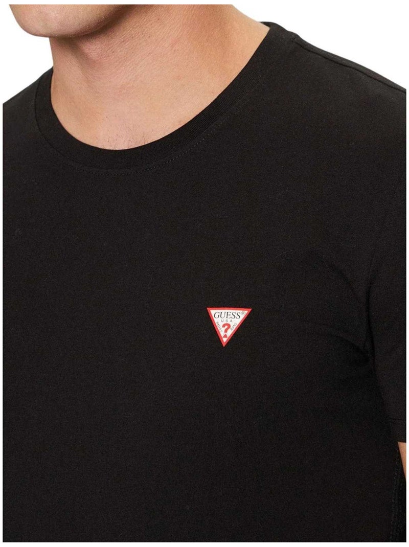GuessMaglietta Extra-Slim Logo Uomo Nero - Kiabi