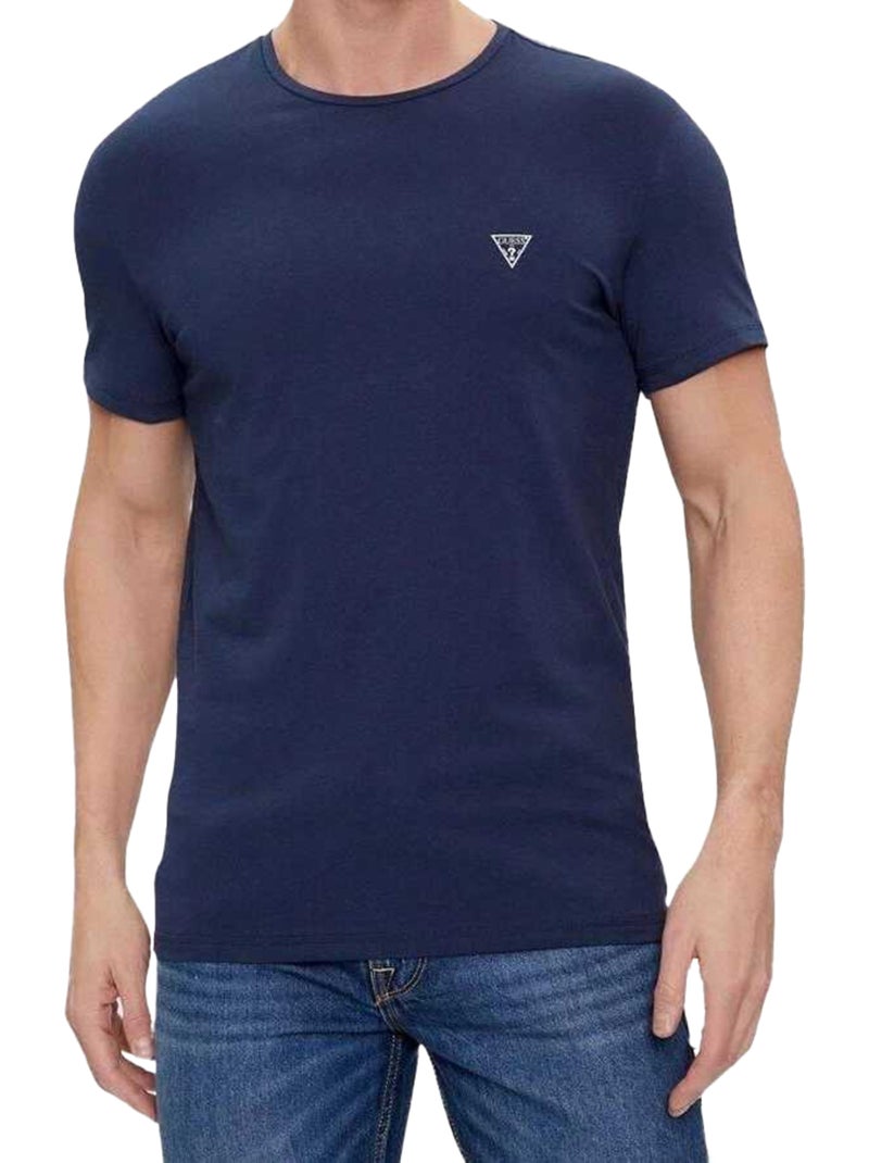 GuessMaglietta Logo Uomo Misura Confezione 2 Blu marino - Kiabi