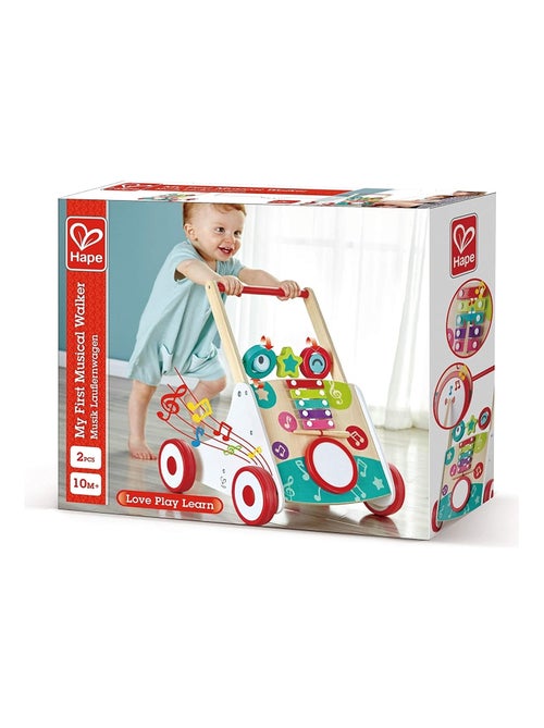 HAPE - Camminatore musicale con strumenti - 40,5 x 41,5 x 50 cm - Da 10 mesi - Kiabi