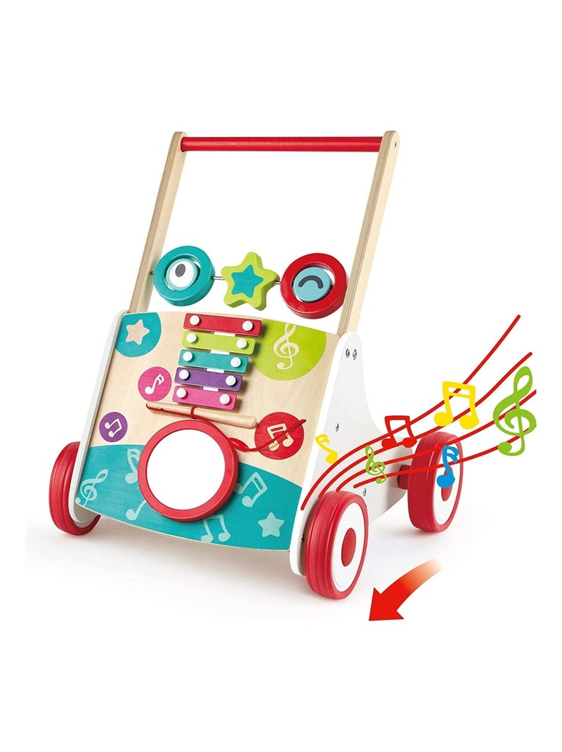 HAPE - Camminatore musicale con strumenti - 40,5 x 41,5 x 50 cm - Da 10 mesi Multicolore - Kiabi