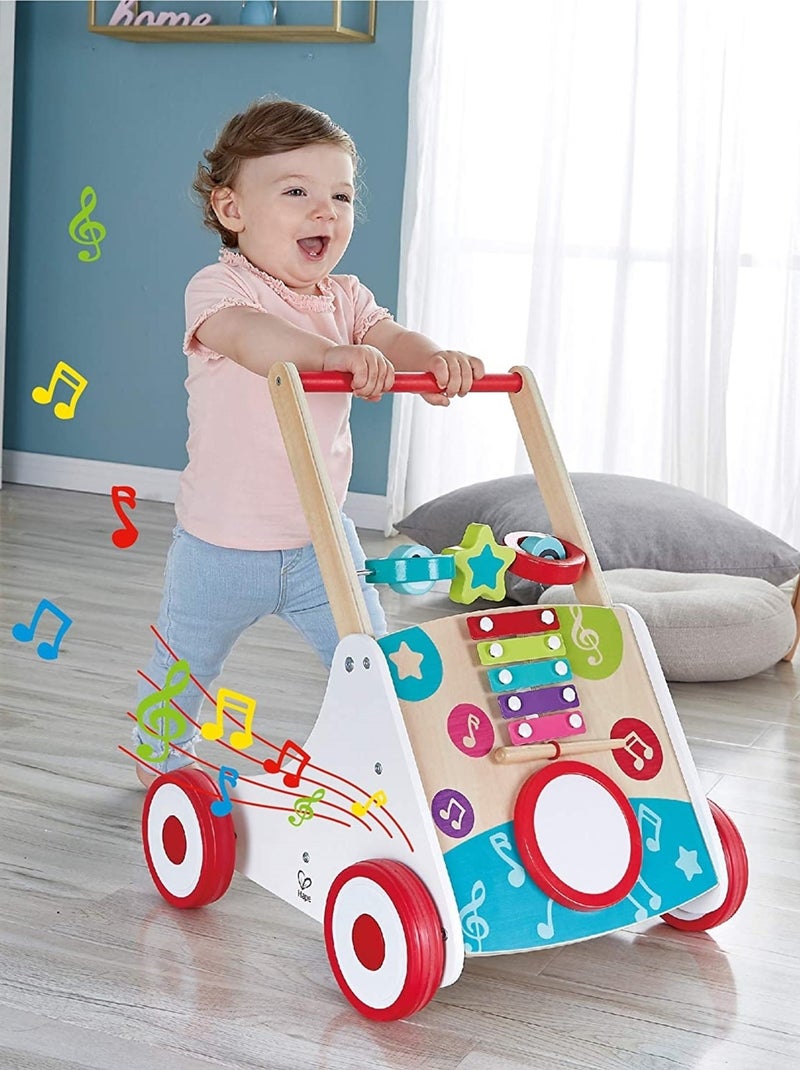 HAPE - Camminatore musicale con strumenti - 40,5 x 41,5 x 50 cm - Da 10 mesi Multicolore - Kiabi