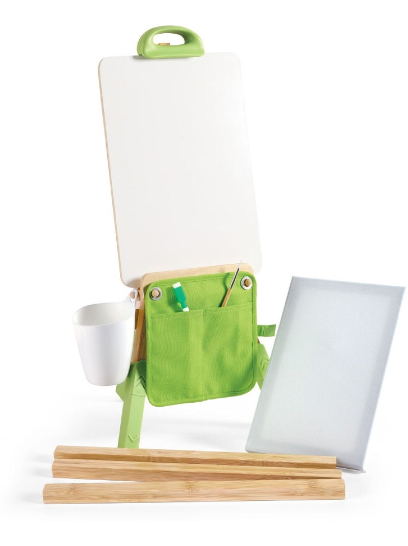 HAPE - Cavalletto portatile in bambù - Dai 4 anni Verde - Kiabi