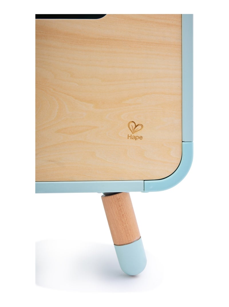 HAPE - Contenitore/panca per giocattoli 2 in 1 PLAY FURNITURE Blu beige - Kiabi