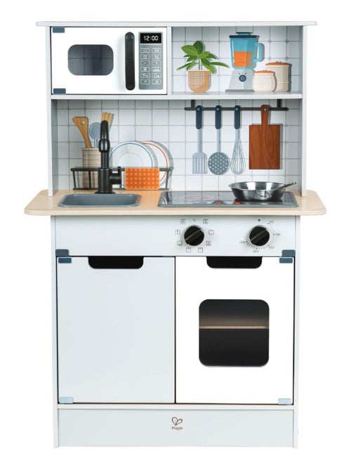 HAPE - Cucina interattiva per bambini in legno - 60 x 91,8 x 30 cm - A partire da 3 anni - Kiabi