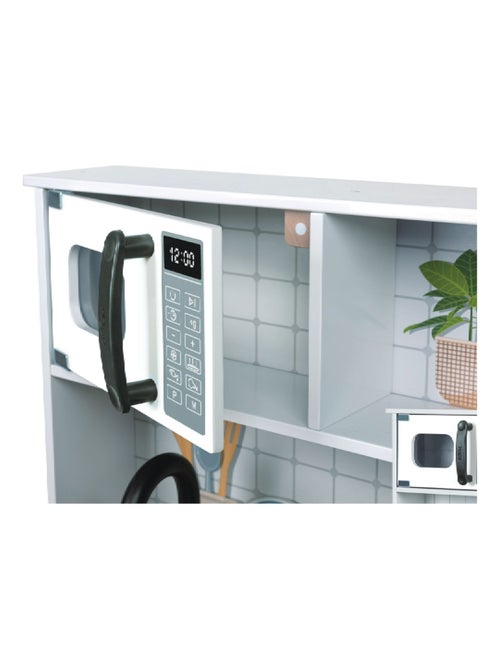 HAPE - Cucina interattiva per bambini in legno - 60 x 91,8 x 30 cm - A partire da 3 anni - Kiabi