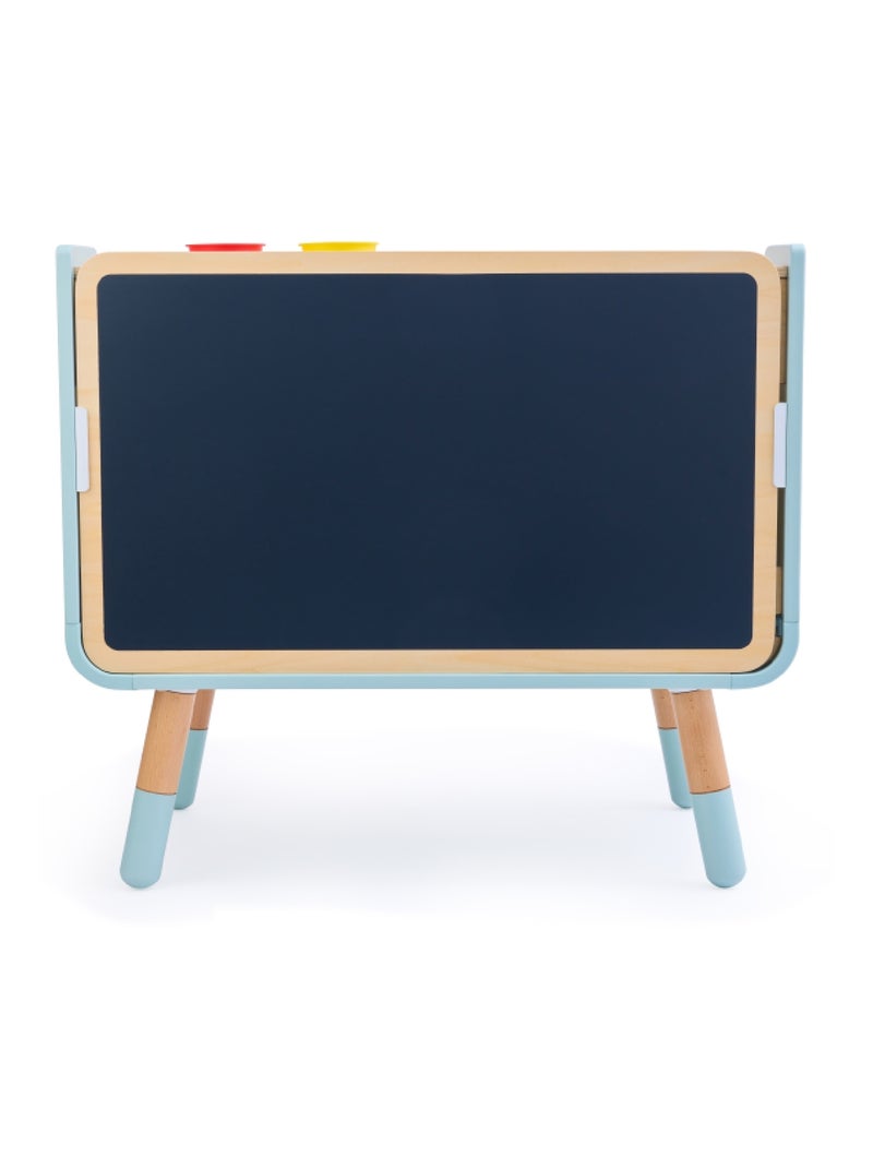 HAPE - Libreria/Tavolo da disegno 2 in 1 PLAY FURNITURE Blu beige - Kiabi