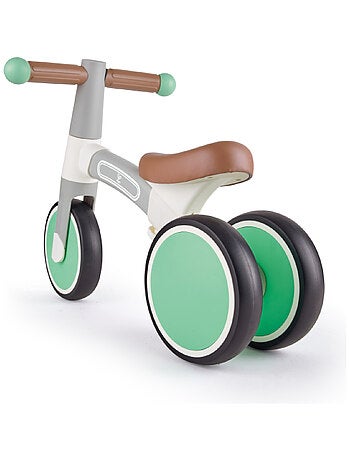 HAPE - Primo triciclo senza pedali - Verde pastello - 58 x 29,5 x 40 cm - Da 18 mesi