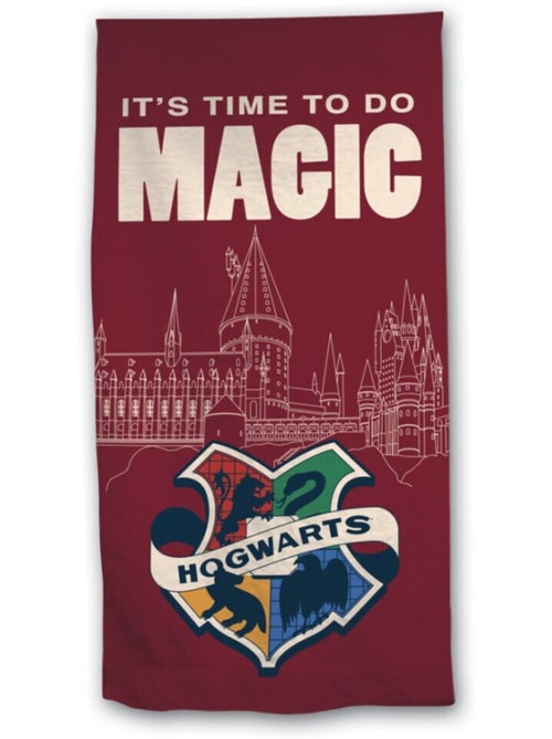 Harry Potter - Asciugamano da bagno per bambini in cotone Magic - Telo mare 70x140 cm - Kiabi Harry Potter - Asciugamano da bagno per bambini in cotone Magic - Telo mare 70x140 cm - Kiabi