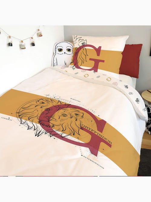 Harry Potter - Completo Letto Bambino Cotone Grifondoro Leone - Copripiumino 140x20 - Kiabi Harry Potter - Completo Letto Bambino Cotone Grifondoro Leone - Copripiumino 140x20 - Kiabi
