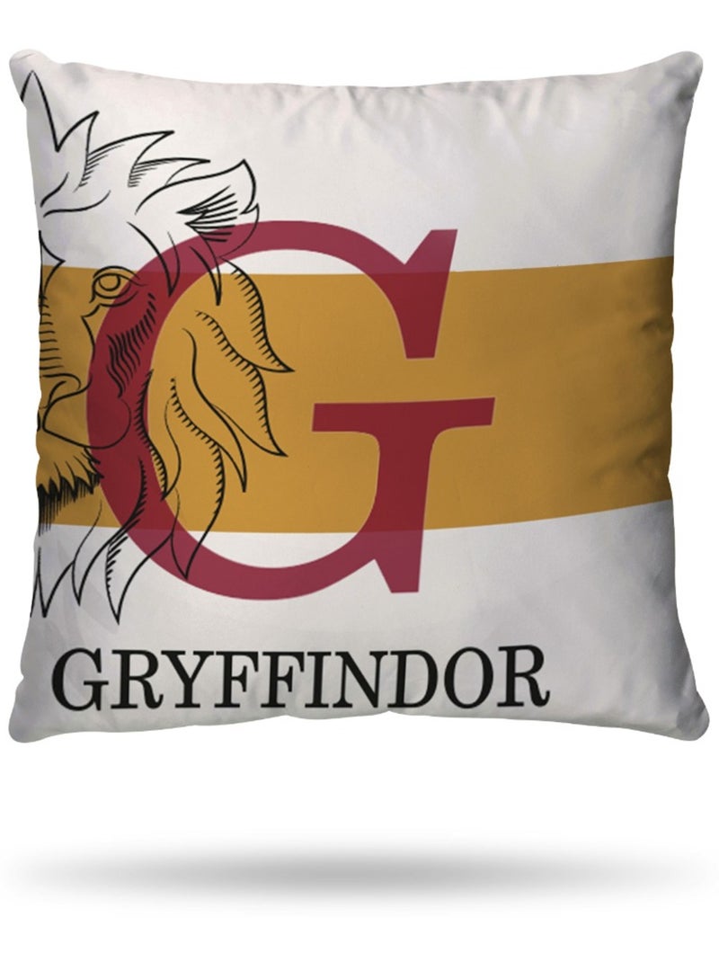 Harry Potter - Completo Letto Bambino Cotone Grifondoro Leone - Copripiumino 140x20 Bianco - Kiabi