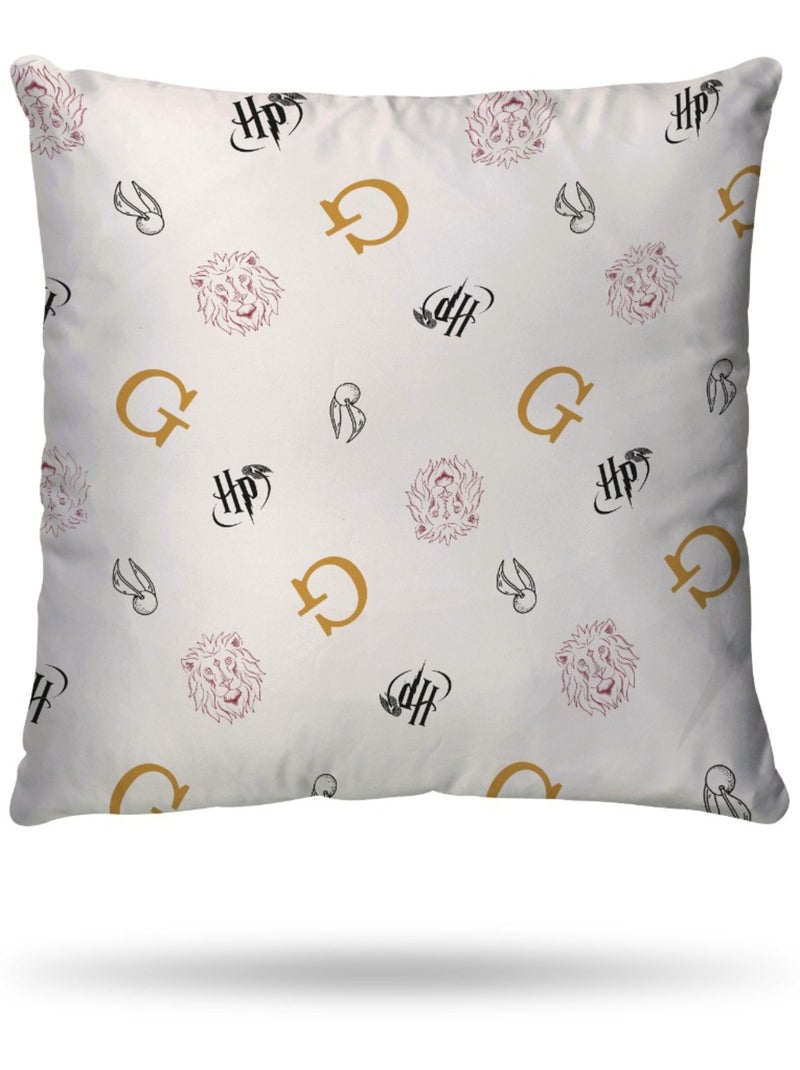 Harry Potter - Completo Letto Bambino Cotone Grifondoro Leone - Copripiumino 140x20 Bianco - Kiabi