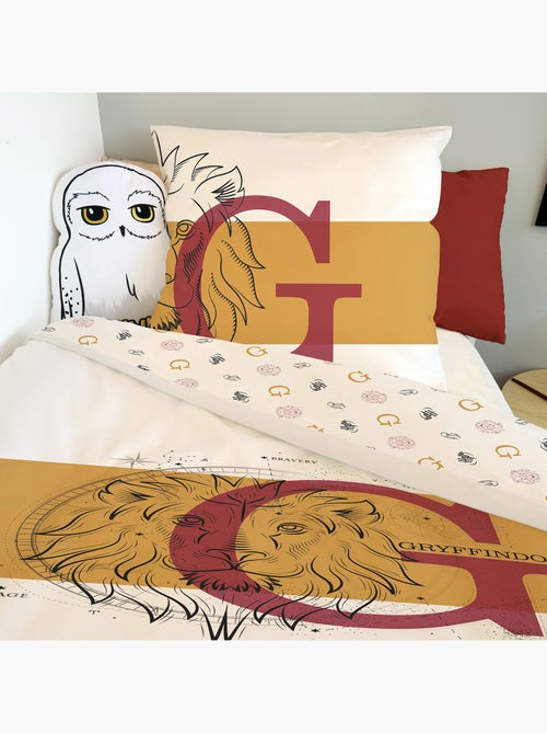 Harry Potter - Completo Letto Bambino Cotone Grifondoro Leone - Copripiumino 140x20 - Kiabi Harry Potter - Completo Letto Bambino Cotone Grifondoro Leone - Copripiumino 140x20 - Kiabi