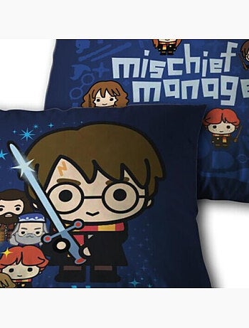 Harry Potter - Cuscino in cotone per bambini Chibi - 35x35 cm