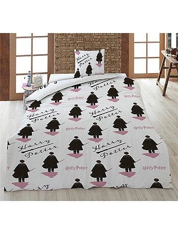 Harry Potter, Completo Letto Bambino Stampato Reversibile in Poli Cotone, Avventure