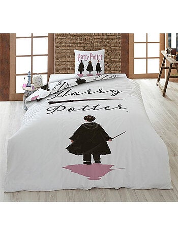 Harry Potter, Completo Letto Bambino Stampato Reversibile in Poli Cotone, Avventure