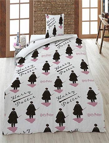 Harry Potter, Completo Letto Bambino Stampato Reversibile in Poli Cotone, Avventure