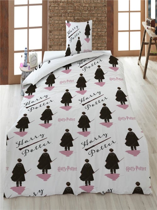 Harry Potter, Completo Letto Bambino Stampato Reversibile in Poli Cotone, Avventure - Kiabi Harry Potter, Completo Letto Bambino Stampato Reversibile in Poli Cotone, Avventure - Kiabi